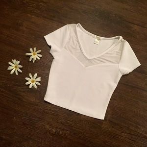 4 for $20✨ White Crop Top